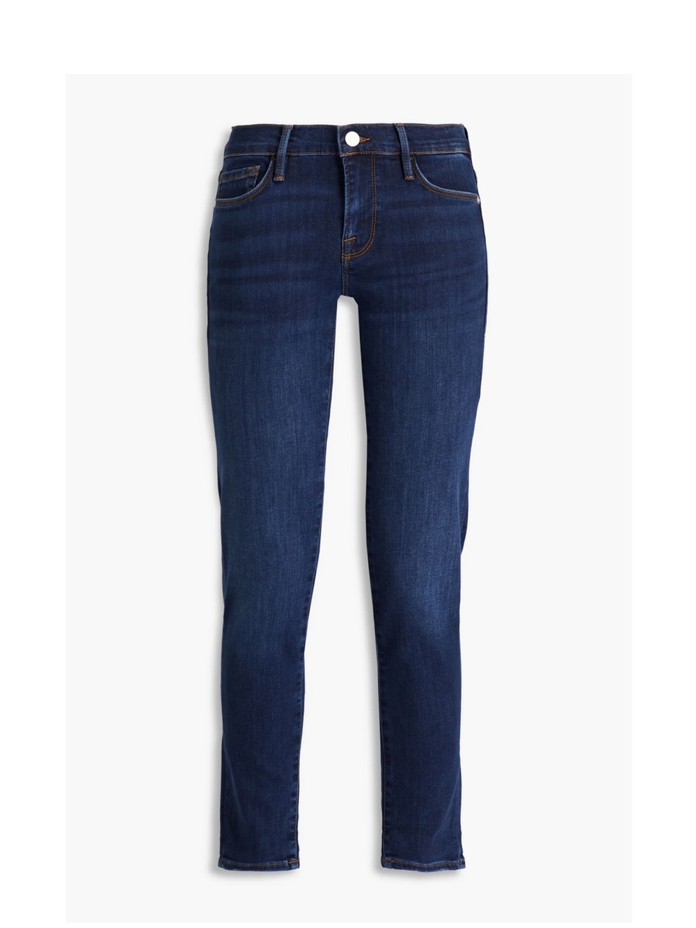 Frame Le Garcon Dark Blue Jeans Distressed Pocket Size 26